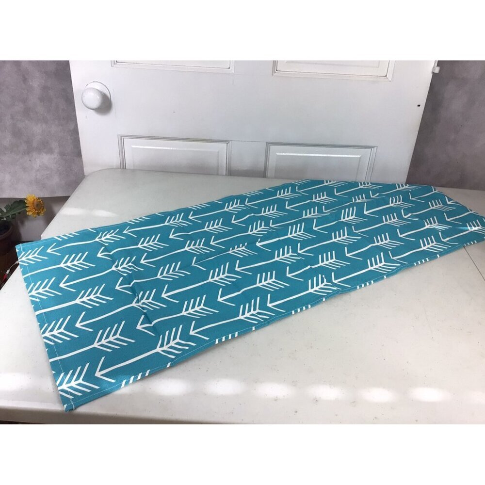 Mid Century Table Runner Cotton Made in USA